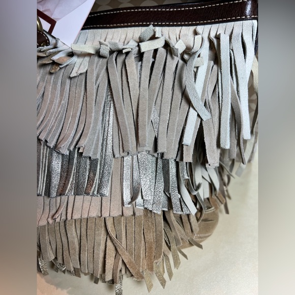 COACH Vintage LIMITED EDITION SUEDE & LEATHER FRINGE DUFFLE 9115 NWT - Picture 7 of 11